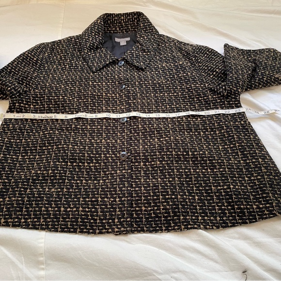 Investments Black/Brown Tweed 3/4 sleeve Blazer/Jacket for Casual/Business Wear. - Picture 10 of 10